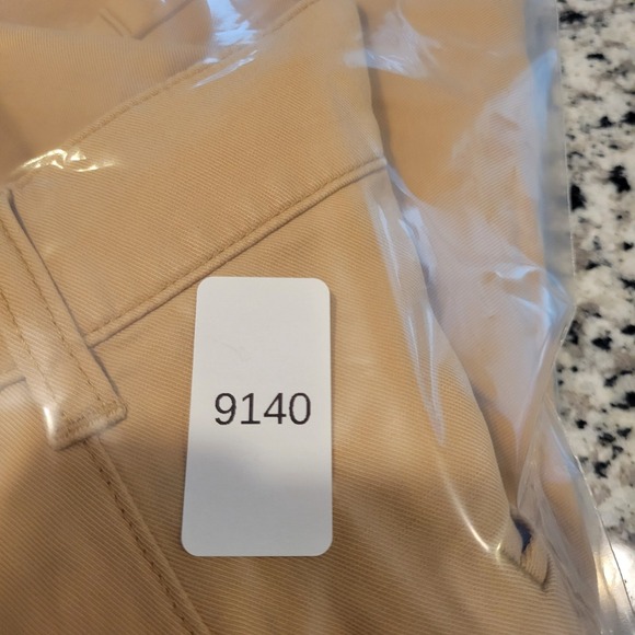 Madewell Womens 2 Tall The Harlow Wide-Leg Trouser Casual Pleated Tan Khaki - Picture 14 of 14